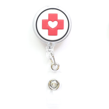 Creative Cartoon Nurse ID Badge Clip Retractable Reel Easy Pull Clip Set For Medical Professionals  5