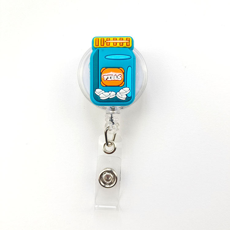 Creative Cartoon Nurse ID Badge Clip Retractable Reel Easy Pull Clip Set For Medical Professionals  18