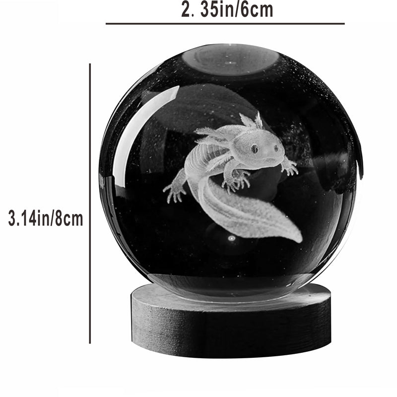 Personalized Laser Engraved Crystal Ball Coloured Night Light Unique Gift For Wife Girlfriend Home  4