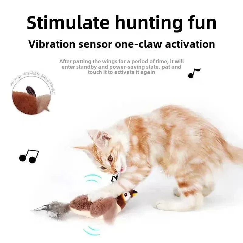 Interactive Cat Toy With Catnip And Touch Activation 2