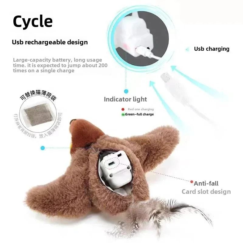 Interactive Cat Toy With Catnip And Touch Activation 4