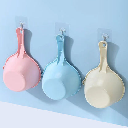Thick Plastic Water Dipper, Kitchen and Bath Ladle, Durable Multi-Purpose Pouring Jug for Pool, Cleaning, and Garden