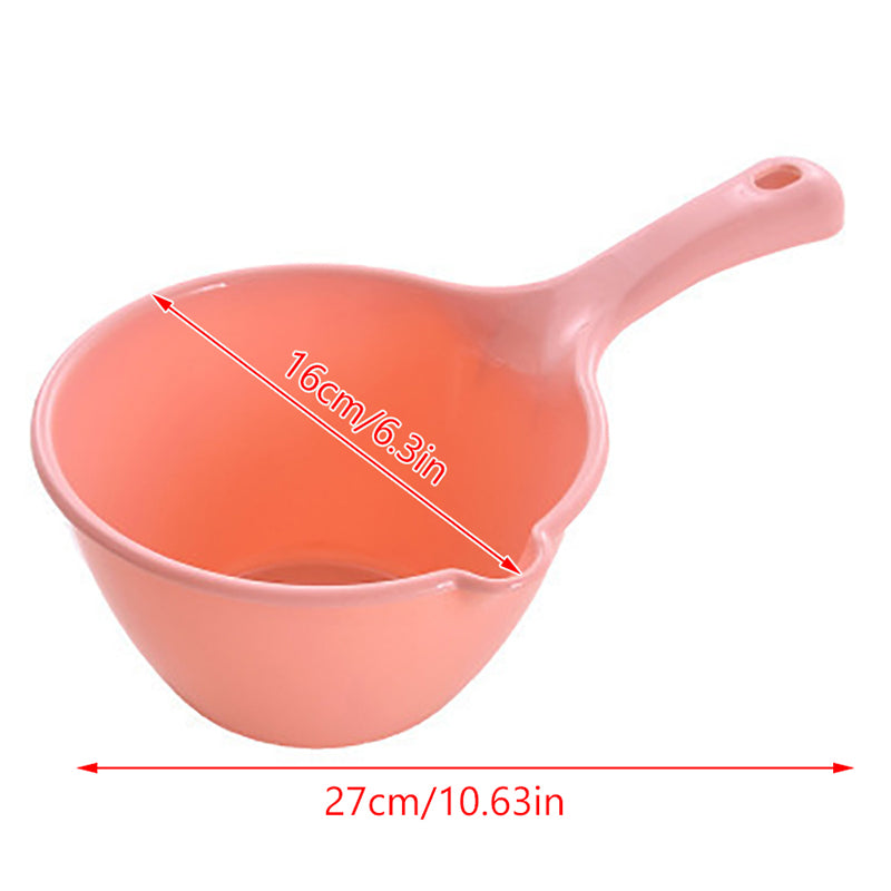 Thick Plastic Water Dipper, Kitchen and Bath Ladle, Durable Multi-Purpose Pouring Jug for Pool, Cleaning, and Garden