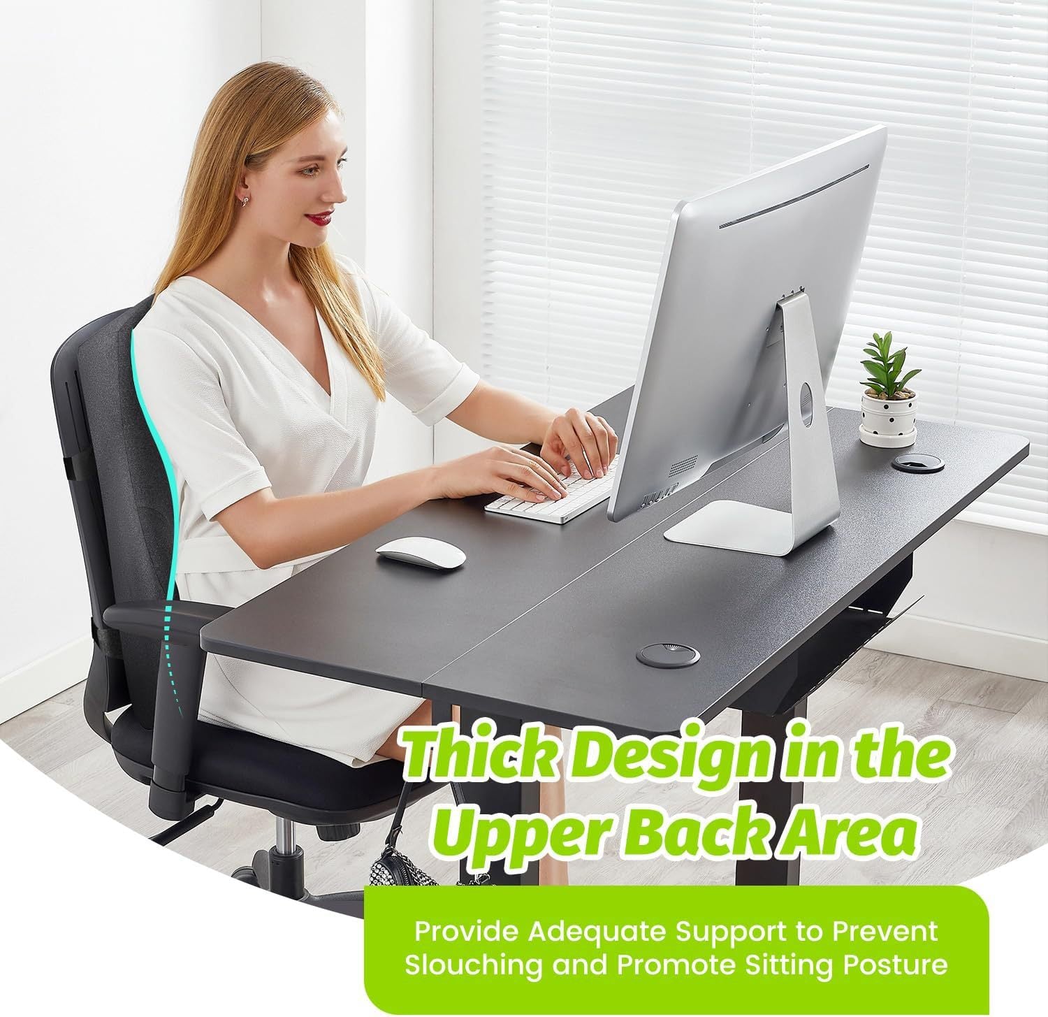 Comfortable Lumbar Back Support Cushion Breathable Lumbar Pillow For Office Chair Recliner Chair Su 4