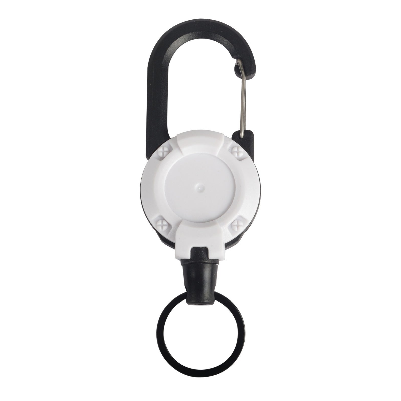 Heavy Duty Retractable Key Chain, with Steel Wire Rope, Carabiner Buckle, and Key Holder, for Outdoor and Multiple Tool
