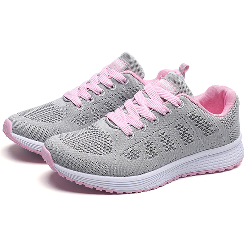 Breathable Womens Sneaker Fashion Lace Up Vulcanized Shoes Tenis Feminino Sneakers 6
