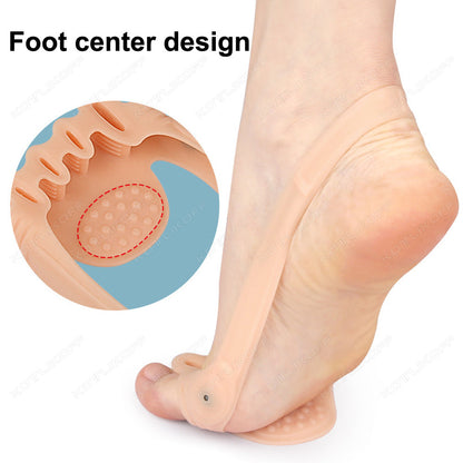 Overlapping Toe Separator 5 Holes Toe Splitter Breathable Foot Care Tools Toe Separators Straighten 2