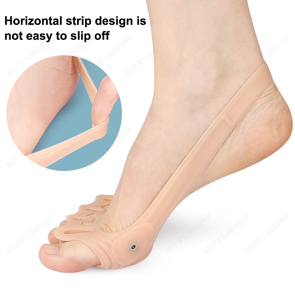 Overlapping Toe Separator 5 Holes Toe Splitter Breathable Foot Care Tools Toe Separators Straighten 4