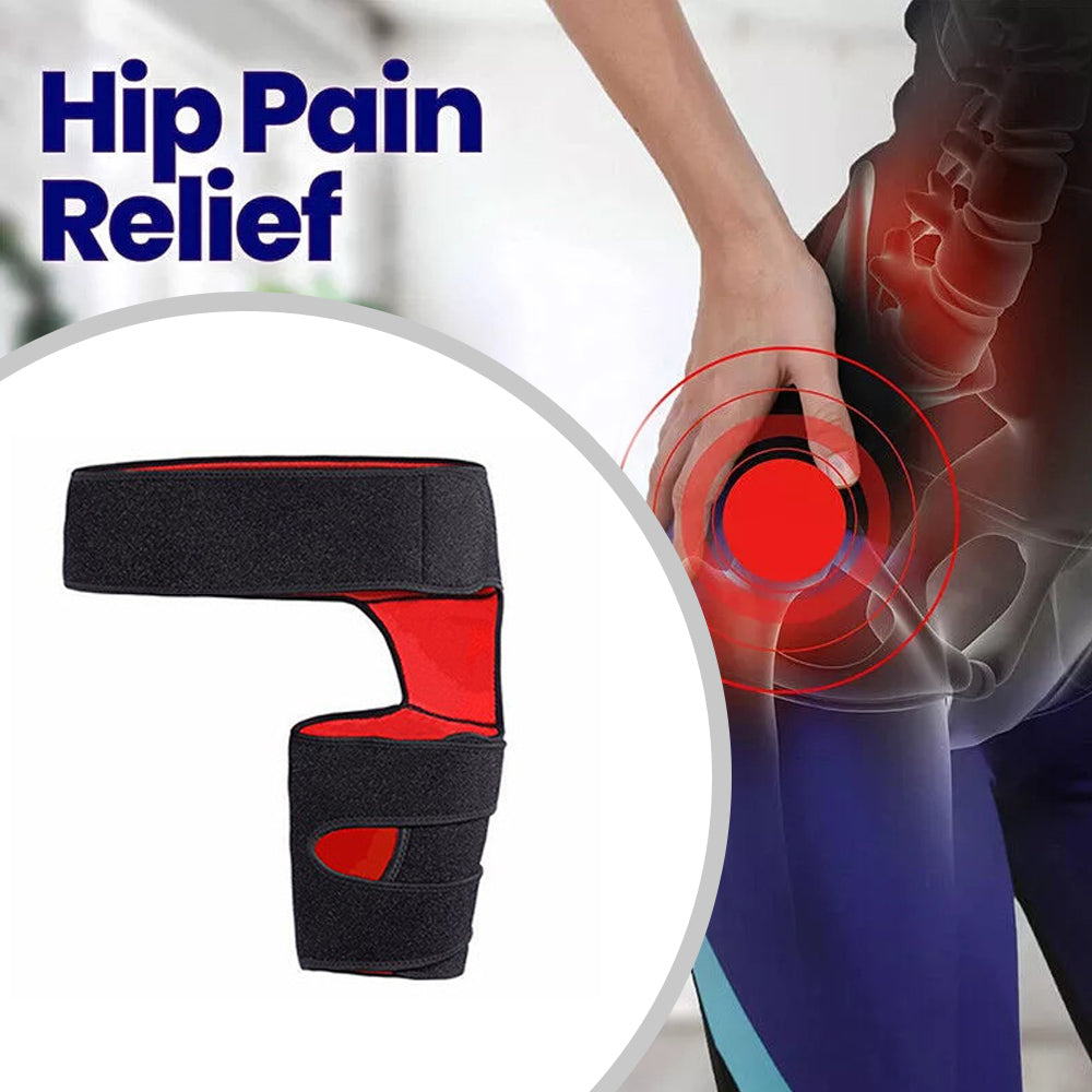 Thigh Compression Sleeve, Hip Brace Wrap for Pain Relief, Hamstring and Groin Support for Sciatica and Strains