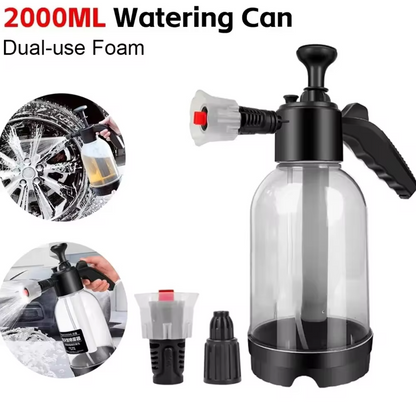 Hand-held Foam Sprayer, Car Wash, Air Pressure Watering Can, Plastic Disinfection, Car Cleaning Tools, Water Bottle