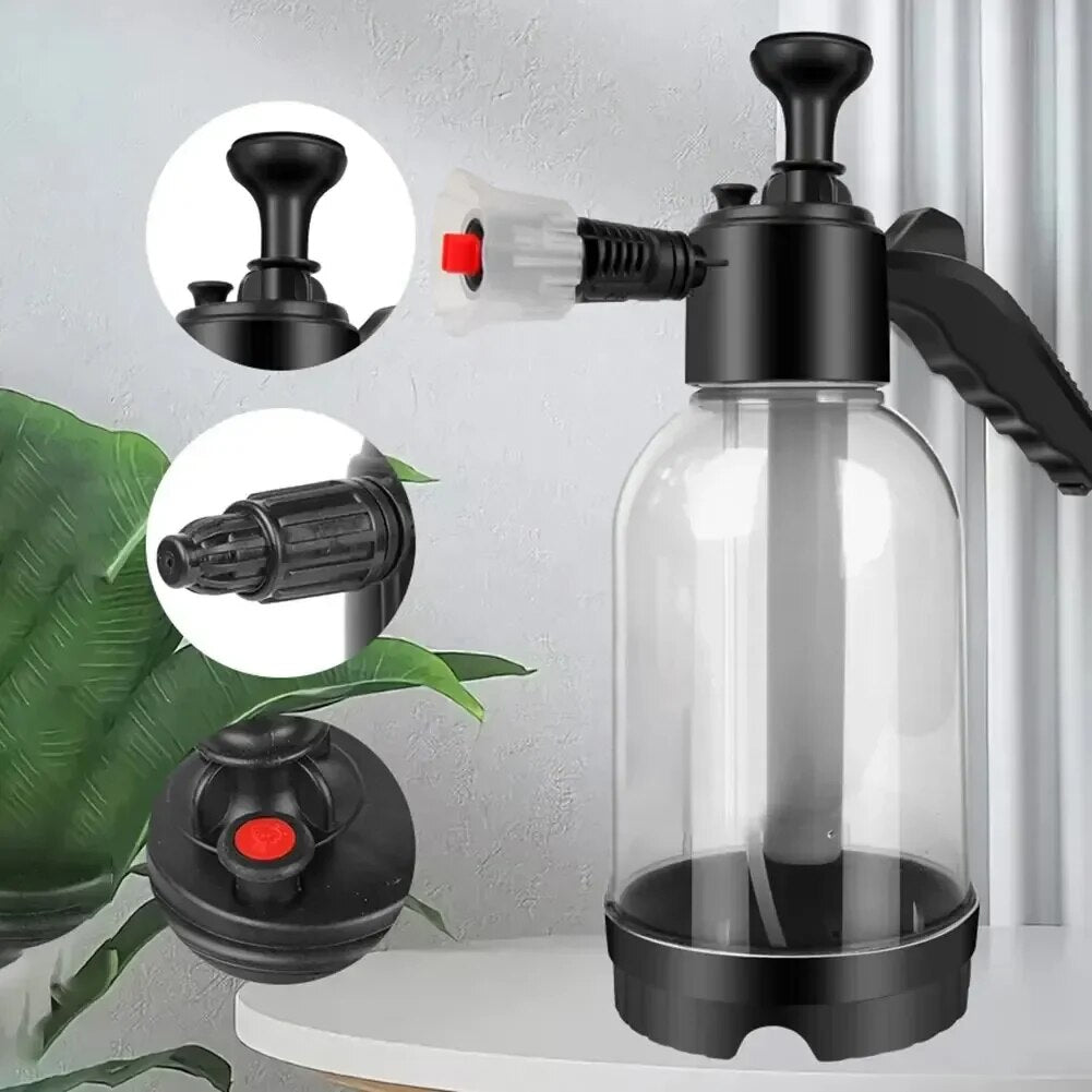 Hand-held Foam Sprayer, Car Wash, Air Pressure Watering Can, Plastic Disinfection, Car Cleaning Tools, Water Bottle