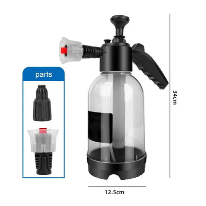 Hand-held Foam Sprayer, Car Wash, Air Pressure Watering Can, Plastic Disinfection, Car Cleaning Tools, Water Bottle