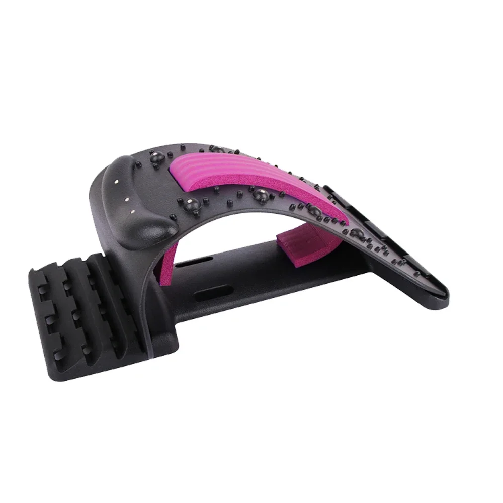 Adjustable Back Massager, Cervical Traction Device, Neck Bone Stretcher, Lower Upper Lumbar Spine Support Pillow