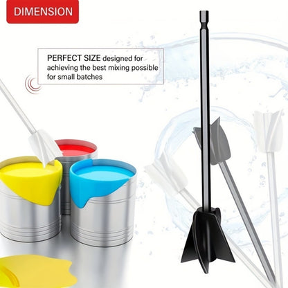 Resin Mixer Paddle Black Epoxy Attachment Perfect Mixing Tool 4