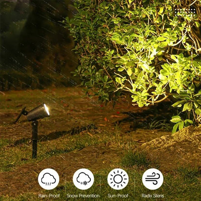 Adjustable Solar LED Spotlight For Outdoor Decor And Security 4