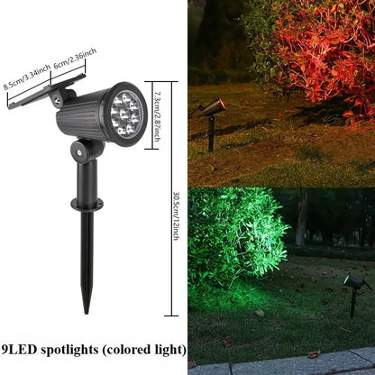 Adjustable Solar LED Spotlight For Outdoor Decor And Security 8