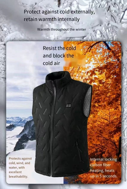 Dual Control Heated Vest With 9Zone Warming System 1