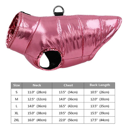 Waterproof Winter Dog Vest With Reflective Harness 7