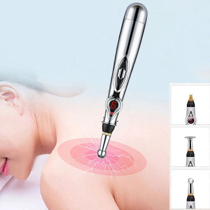 Electric Acupuncture Massage Pen for Pain Relief and Relaxation