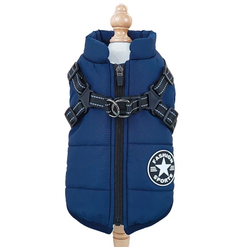 Waterproof Winter Dog Jacket With BuiltIn Harness 6