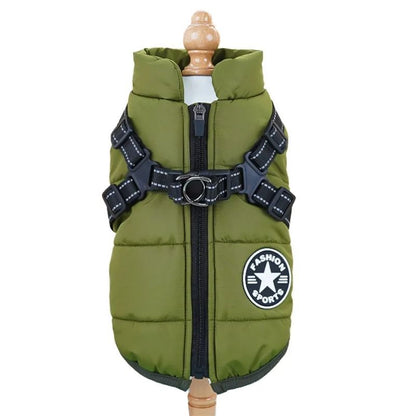 Waterproof Winter Dog Jacket With BuiltIn Harness 7