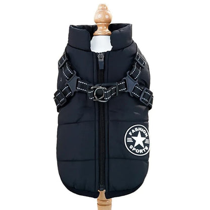 Waterproof Winter Dog Jacket With BuiltIn Harness 10