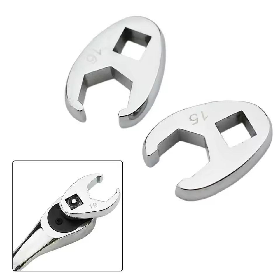10 Piece Metric Crowfoot Wrench Set For Torque Wrench 1