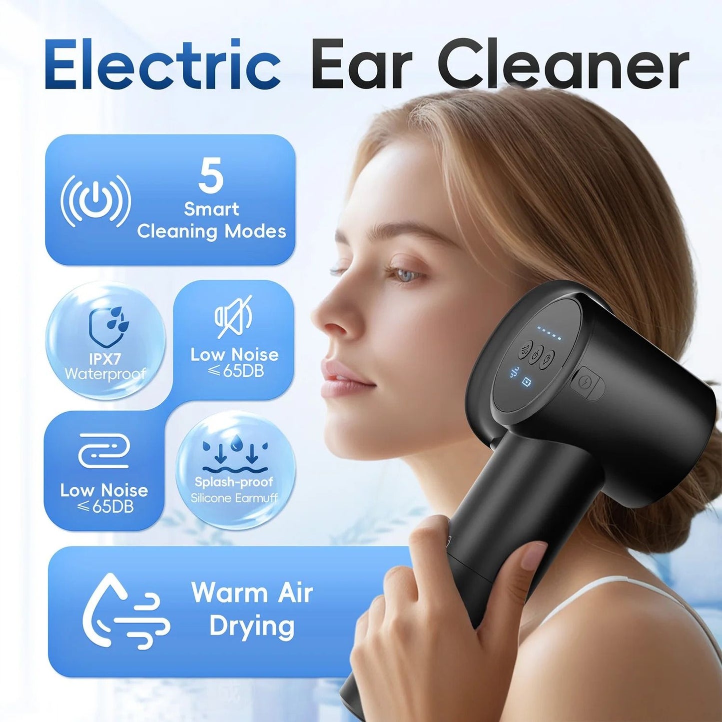 Ear Wax Removal Kit With Adjustable Pressure Spray And Wastewater Tank 4