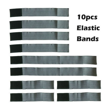 Microcurrent Conductive Silicone Electrode Pad Fixing Elastic Bands Adjustable Stretch Straps For E 2