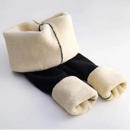 Womens Fleece Lined Thermal Leggings With High Waist Fit 3