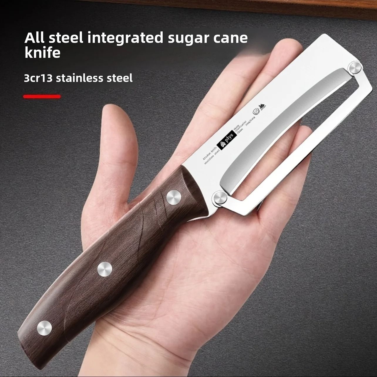 Stainless Steel Fruit and Vegetable Peeler with Wooden Handle