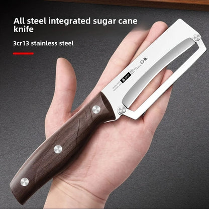 Stainless Steel Fruit and Vegetable Peeler with Wooden Handle