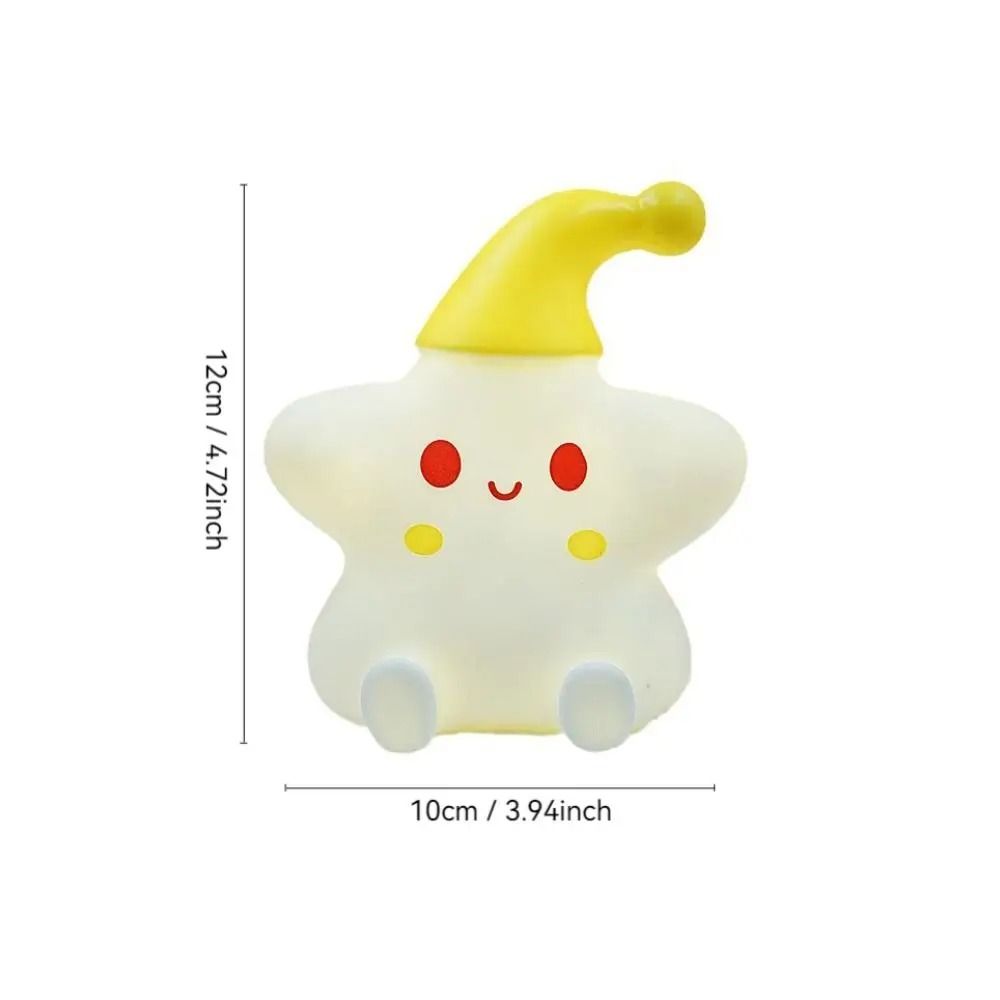 LED Silicone Star Night Light Touch Table Lamp 3