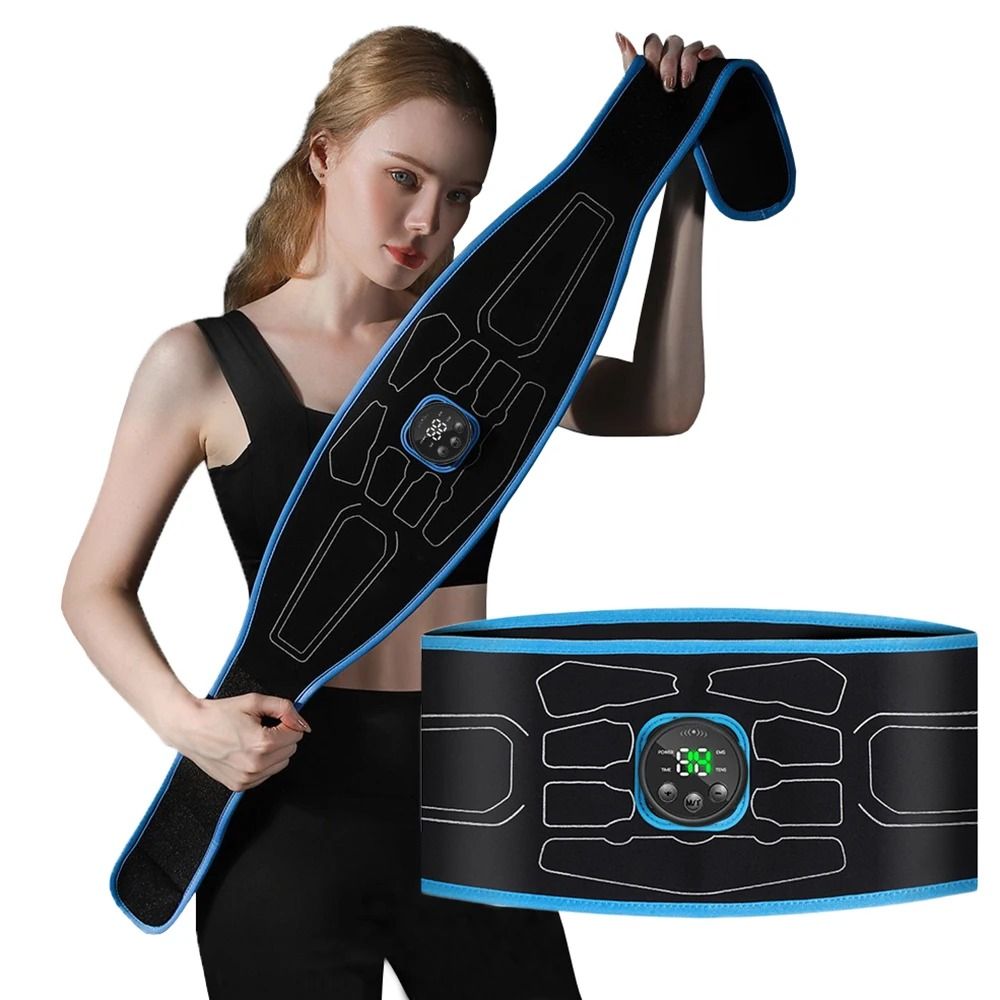EMS Abdominal Muscle Stimulator Belt Electric Waist Trainer Slimming Massager 0