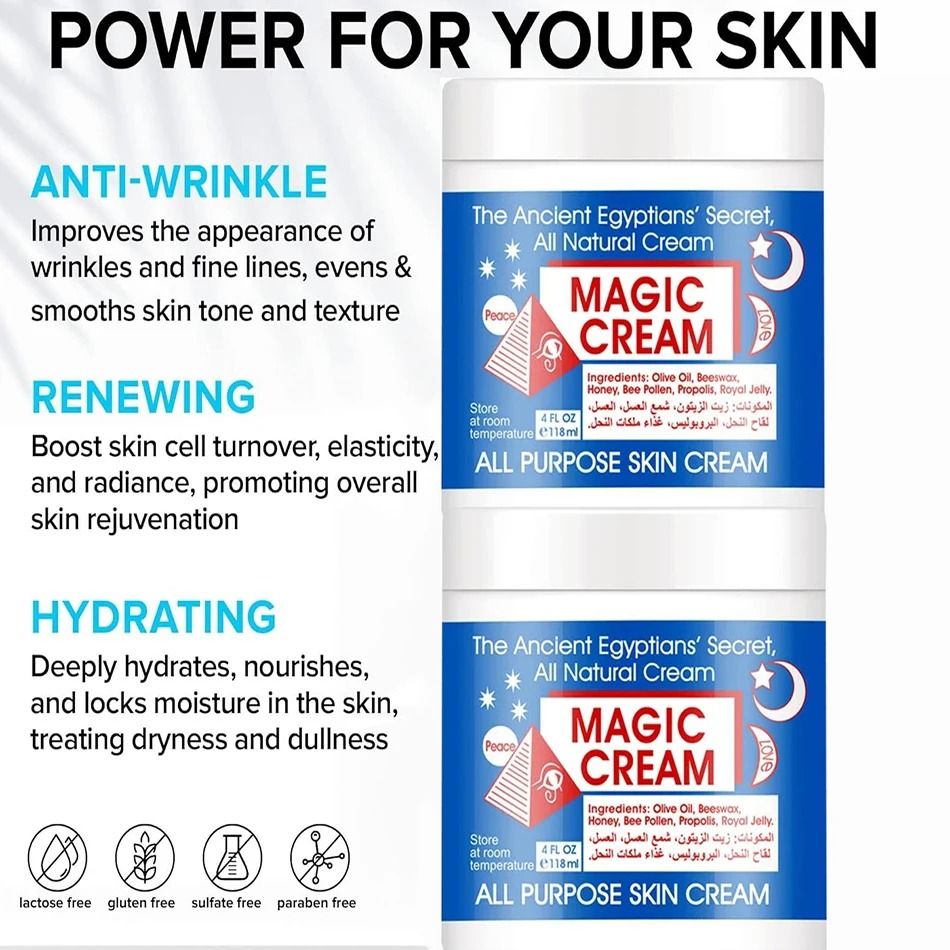 Magic All Purpose Facial Cream Anti Aging Moisturizing Lifting Whitening Skin Cream Set 2