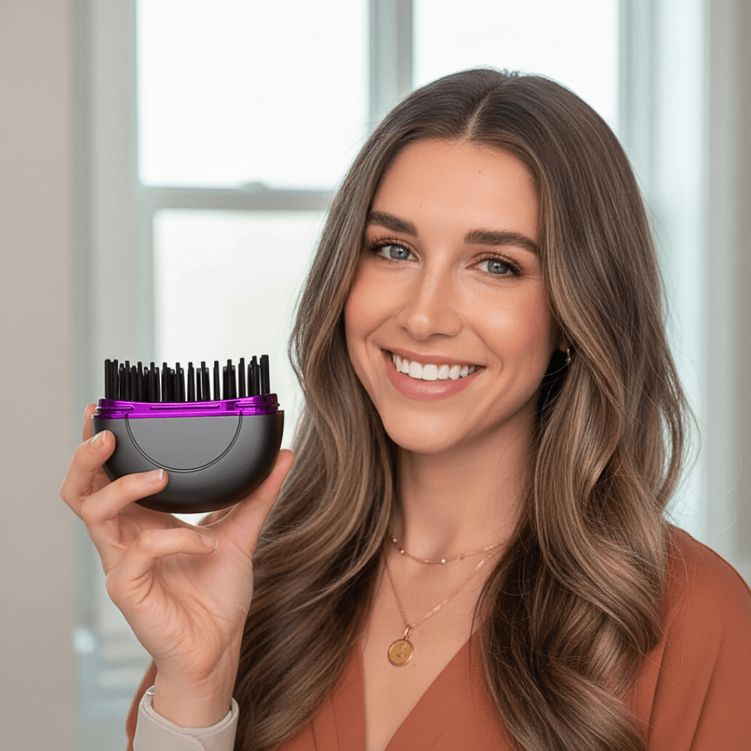 Mini Cordless Hair Straightener Comb