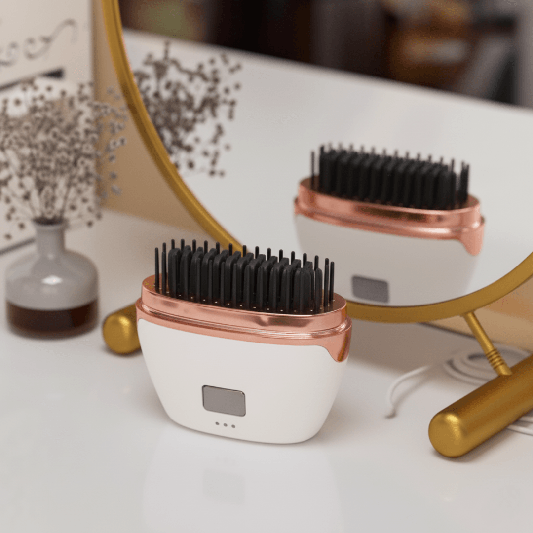 Mini Cordless Hair Straightener Comb