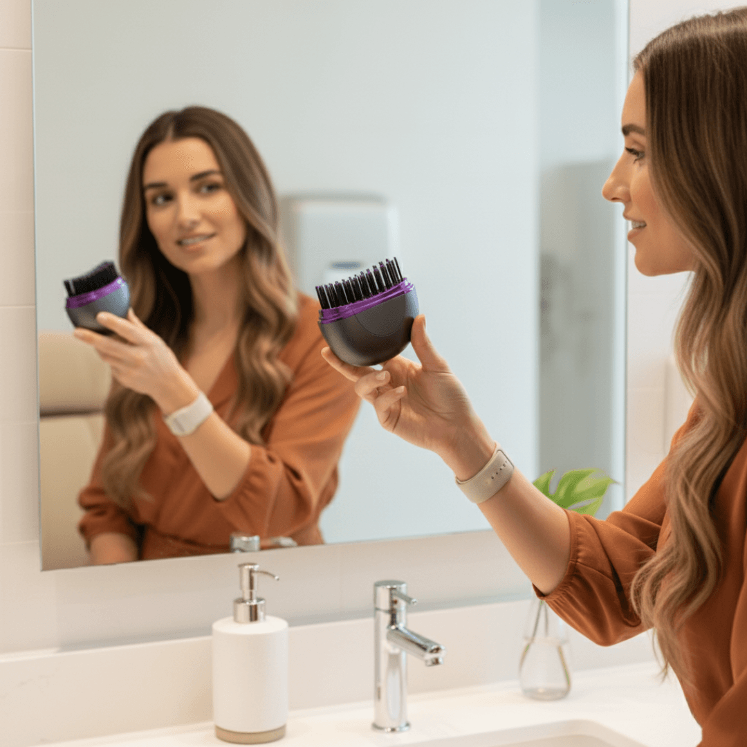 Mini Cordless Hair Straightener Comb