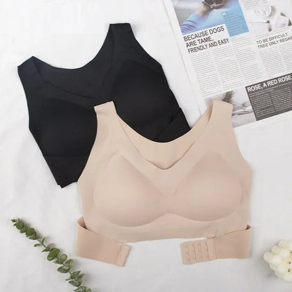 Wireless Posture Support Bra With Cross Back Design For All Day Comfort 2