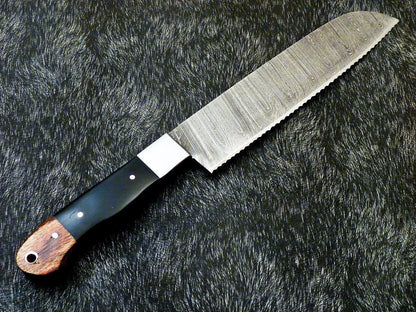 12 Custom Handmade Damascus Steel Chef Knife  Forged Kitchen Knife 1