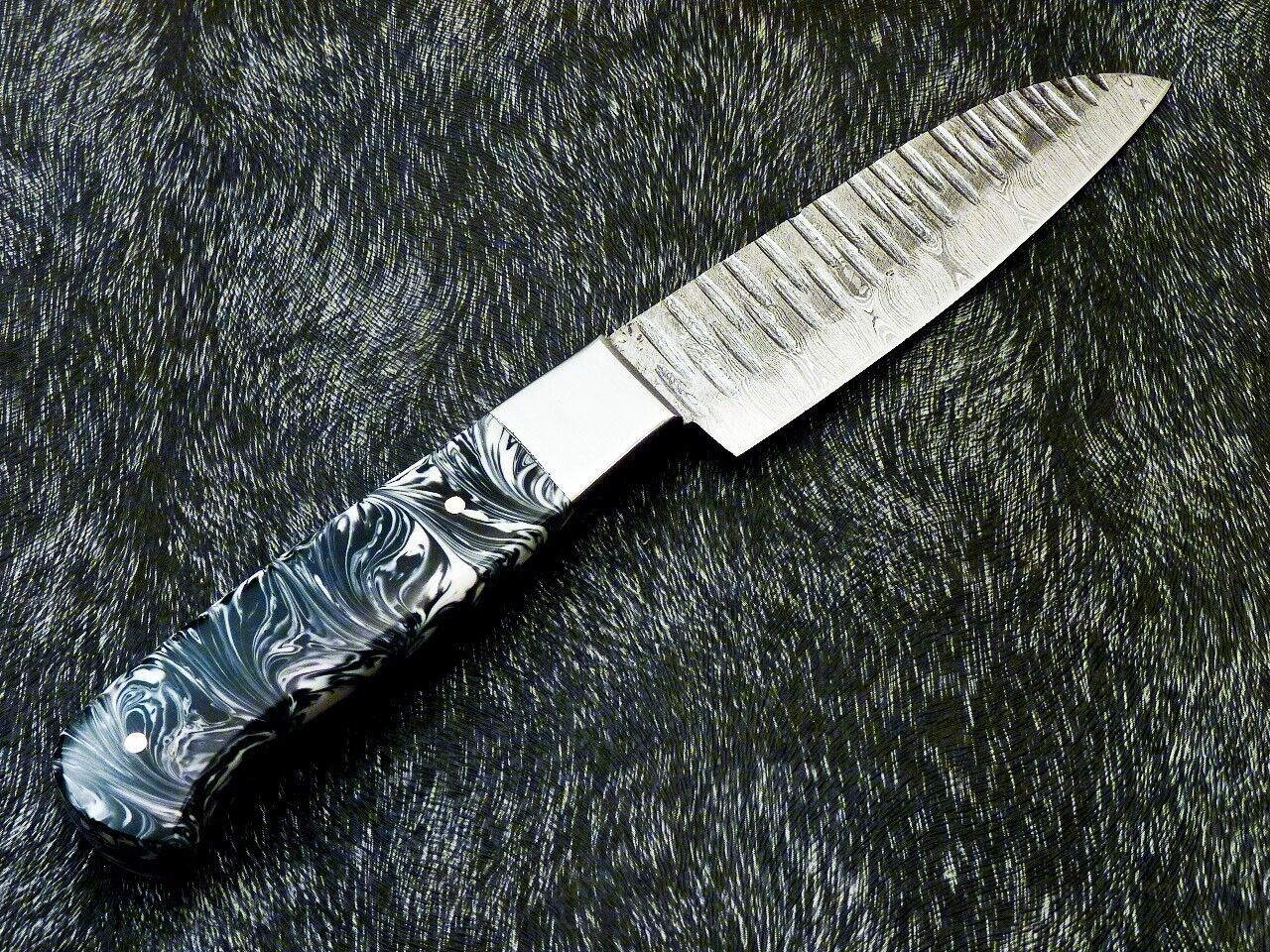 HandForged Damascus Steel Chef Knife  Full Tang Kitchen Knife  384 Layers High Carbon Blade 1