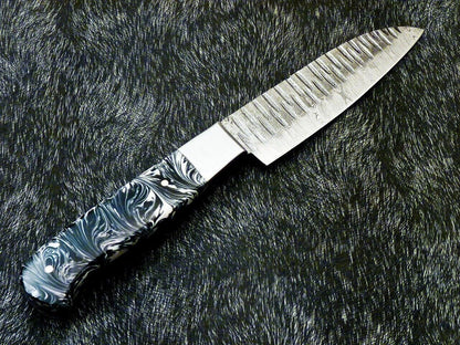 HandForged Damascus Steel Chef Knife  Full Tang Kitchen Knife  384 Layers High Carbon Blade 1