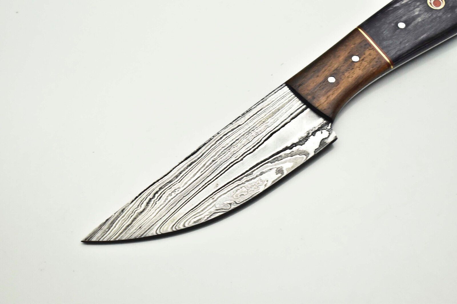 Unique Damascus Steel Knife  Full Tang Chef Knife  Handmade Forged Blade For Kitchen  Camping 2