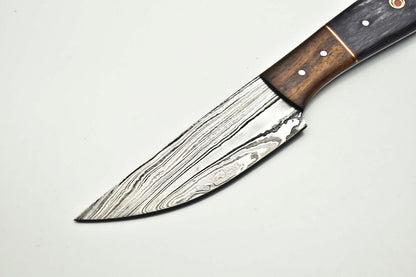 Unique Damascus Steel Knife  Full Tang Chef Knife  Handmade Forged Blade For Kitchen  Camping 2