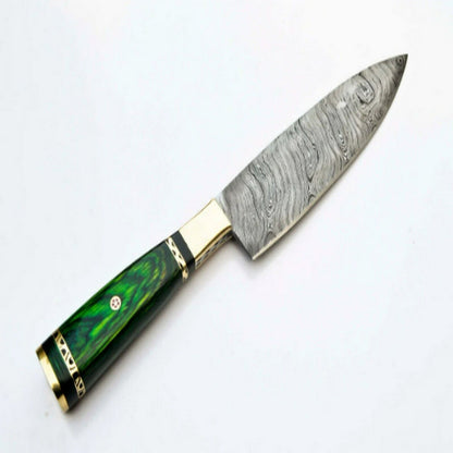 Custom Damascus Chef Knife  Handmade Full Tang Blade  Perfect Gift For Men  Knife Lovers 2
