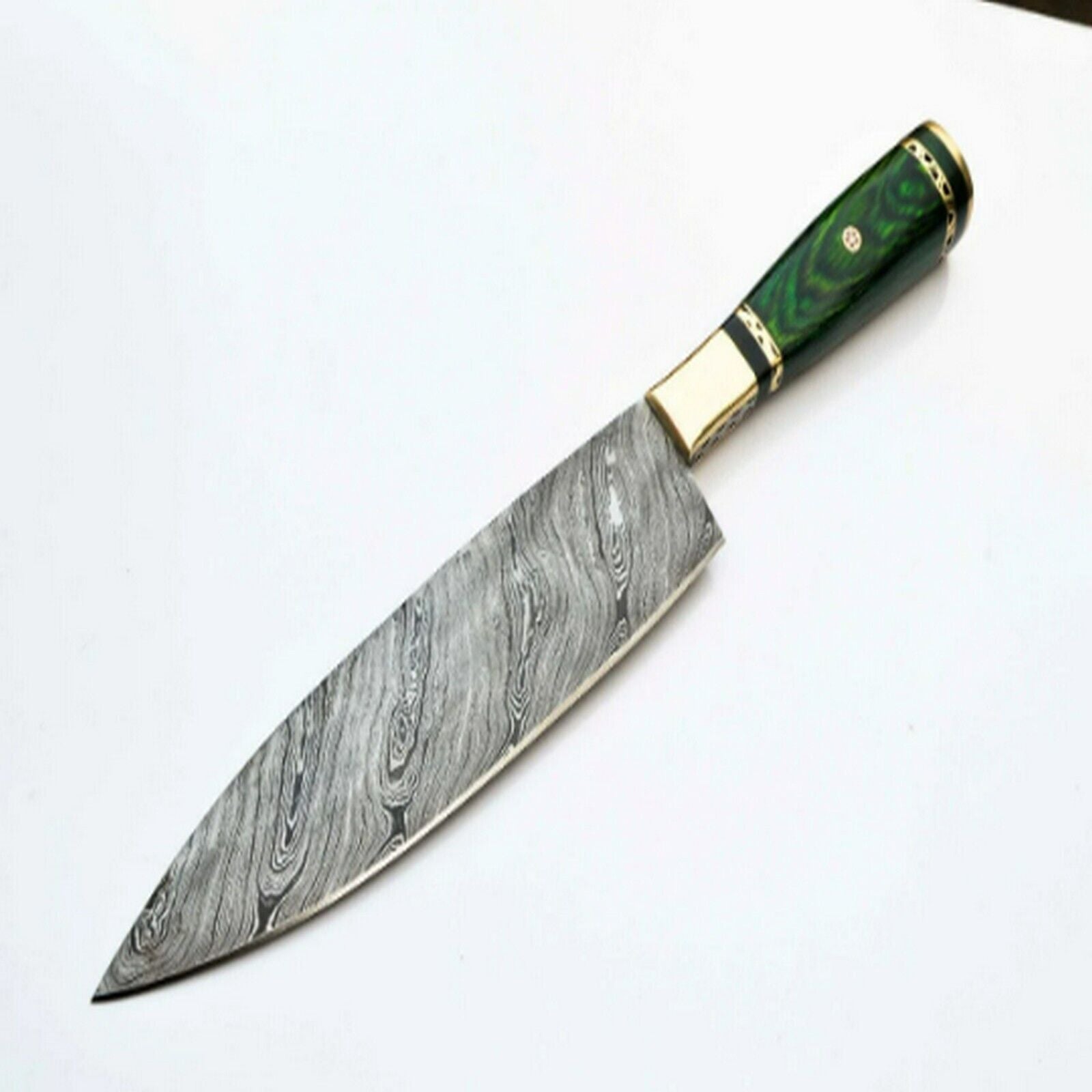 Custom Damascus Chef Knife  Handmade Full Tang Blade  Perfect Gift For Men  Knife Lovers 3