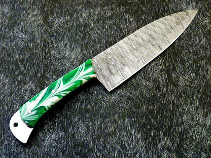 Professional Chef Knife  Custom Forged Damascus Blade  Full Tang Handmade Kitchen Knife 1