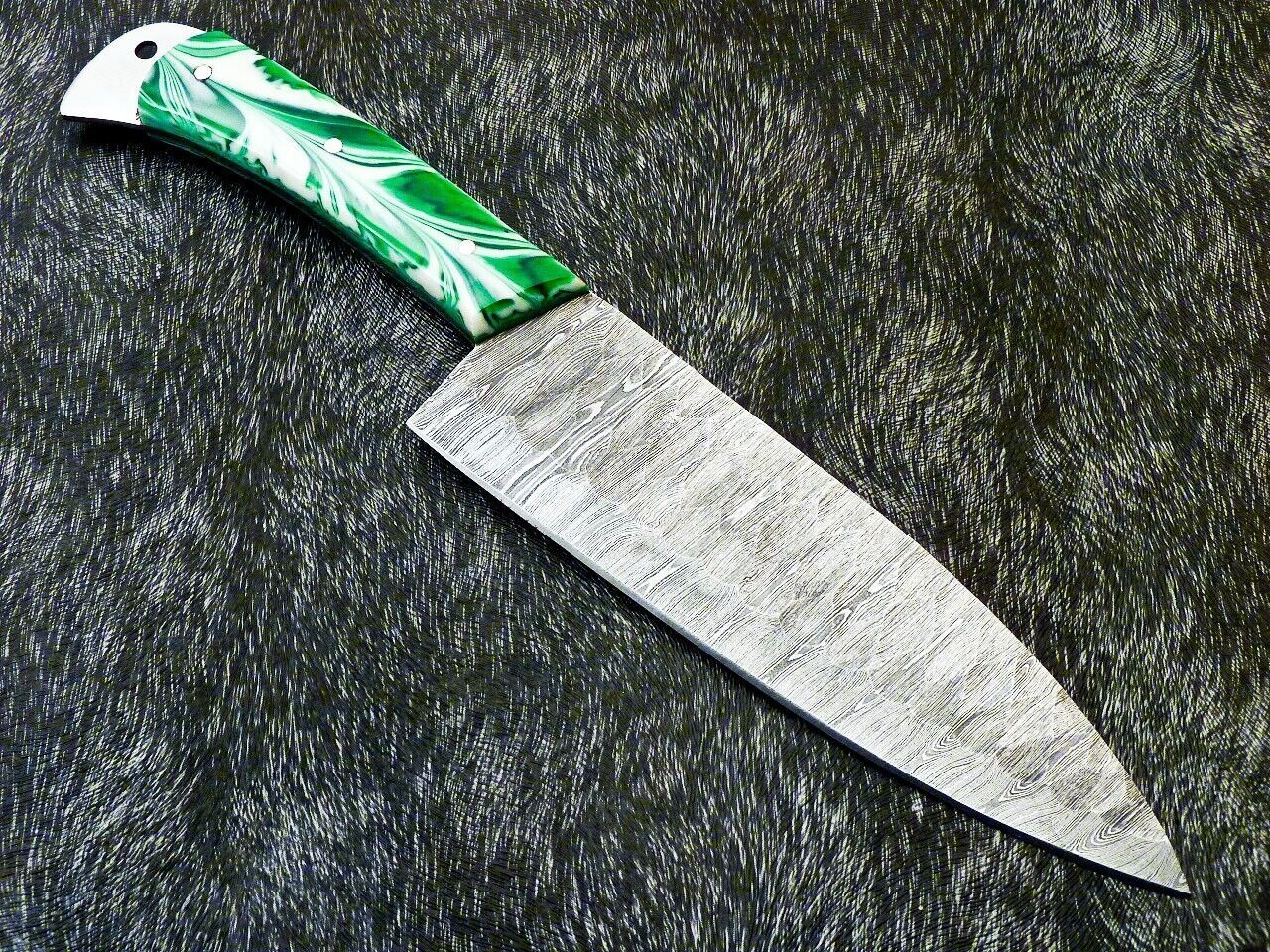 Professional Chef Knife  Custom Forged Damascus Blade  Full Tang Handmade Kitchen Knife 2