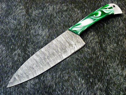 Professional Chef Knife  Custom Forged Damascus Blade  Full Tang Handmade Kitchen Knife 3