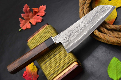 Damascus Steel Chef Knife  Handmade Full Tang Forged Blade  Outdoor Cooking Knife 3